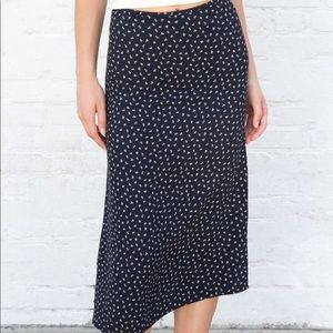 Brandy Melville Floral Midi Skirt